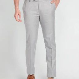 Arrow Grey Regular Fit Trousers-picture-27