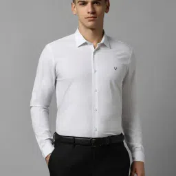 Allen Solly White  Slim Fit Shirt-picture-21