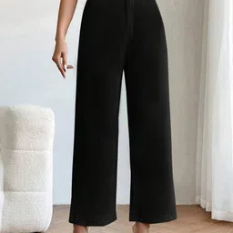 TOOCHKI Women Relaxed Straight Leg High-Rise Trousers-image-93