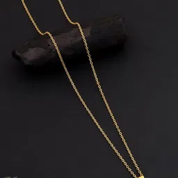 SZN Set Of 2 Gold-Plated Enamelled Minimal Chains image 3