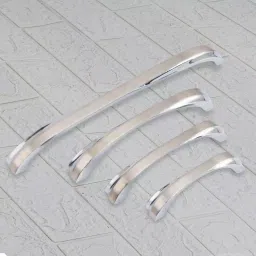 Atom Zinc Silver Glossy Finish Cabinet/Drawer Handle, CH-ZN-550-CPSS-06-110 (Pack of 10) image 3