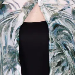 Cation Green Printed Shrug image 5