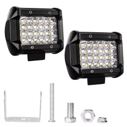 AllExtreme EX24F2P 24 LED Fog Light Bar 4 Inch CREE Cube Pod Work Light Waterproof Off Road Driving Spot Lamp for Bike Cars and Motorcycle (72W, White Light, 2 PC)-picture-21