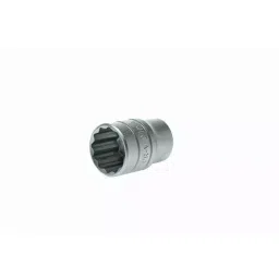 Teng Tools 1/2 inch Drive 21 mm Standard Socket, 12 Point, 38 mm Overall Length, M120521-C image 2