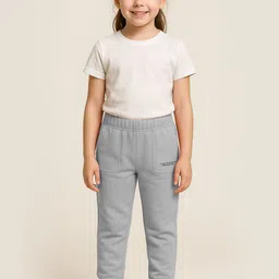 Dotokids Grey Winter Solid Joggers-image-6
