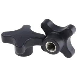 RS PRO Black 4-Arm Clamping Knob M12 Threaded Hole, 7027752-image-60