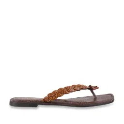 Catwalk Women's Windsor Tan Thong Sandals-image-17