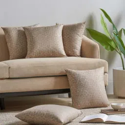Ddecor Live Beautiful Brown Polyester Cushion Covers - Set of 5-image-25
