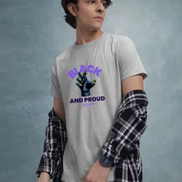 Enciger Men Printed Raw Edge T-shirt image 4