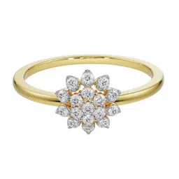 Emori Women Floral Blooming 0.17 Diamond Ring 2.03gm-picture-35
