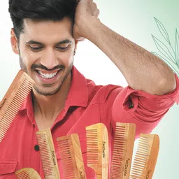Midazzle Kacchi Neem Wooden Comb - MINC2104 image 5
