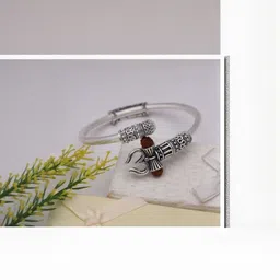 J.S ENTERPRISES Unisex Lion Finger Ring & Kada image 2