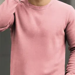 BEING WANTED Men Round Neck Pullover Sweatshirt image 2