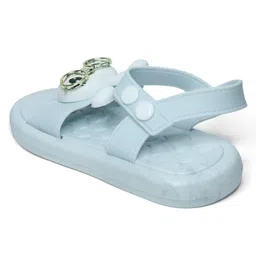 NEW STEPS Bunny Applique Detailed Sandals - Blue image 4