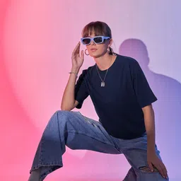 DIMPY GARMENTS Women Solid Oversized T-shirt image 2