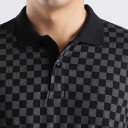 ADRO Men Printed Polo Collar T-shirt image 2