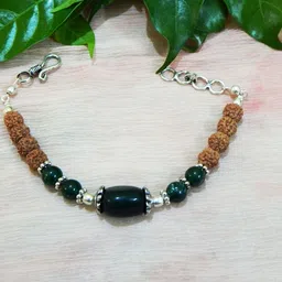 Jaya Vision Jewelry Unisex Green Bracelet-image-78