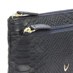 Hidesign Navy Casual Leather Wrislet Wallet for Women image 5