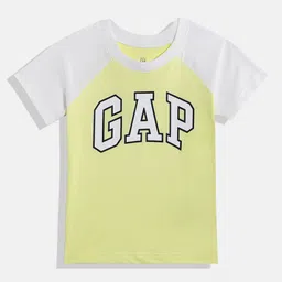 GAP Boys Brand Logo Printed Pure Cotton T-shirt image 1