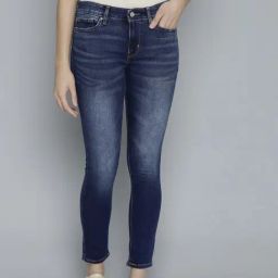 Levi's 711 Blue Skinny Fit Mid Rise Jeans-picture-11