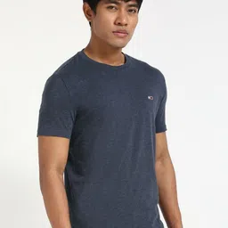 Tommy Hilfiger Men Solid Slim Fit T-shirt image 2