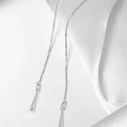 Zavya 92.5 Sterling Silver Rhodium-Plated Earrings for Women-picture-36