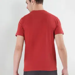 U.S. Polo Assn. Red Cotton Regular Fit Lounge T-Shirt image 2