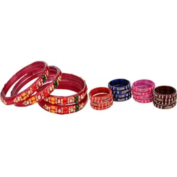 SOMIL Set Of 20 Stone-Studded Bangle-picture-21