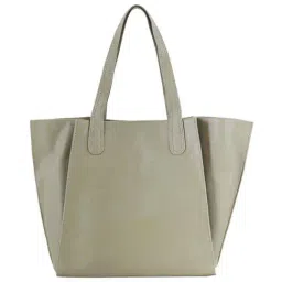 Toteteca Green Solid Medium Tote Handbag-image-22