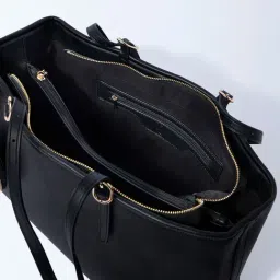 Westside Black Tote Bag with Pouch image 2