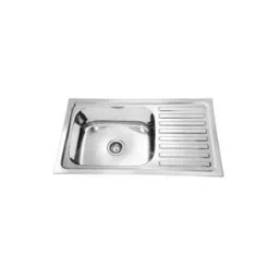 Parryware Eco 36x20x9 inch Glossy Finish Stainless Steel Single Bowl Kitchen Sink, C857371-picture-35