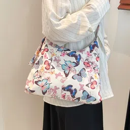 StyleCast x Revolte Printed Half Moon Hobo Bag image 5