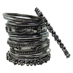 CHRISHAN Set Of 18 Beaded Bangles-picture-45