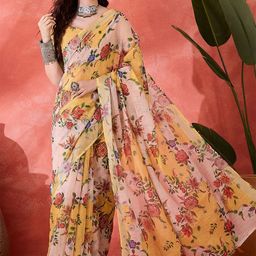 MANVAA Floral Printed Saree-picture-45
