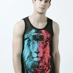 Wear Your Mind Men Black Printed Scoop Neck T-shirt-picture-10