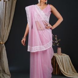 anouk rustic Anouk Beads and Stones Organza Saree-picture-18