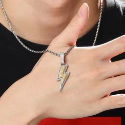 kazare Rhodium-Plated Pendant image 2