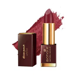 BIOTIQUE NATURAL MAKEUP Diva Pout Lipstick-P103 Dark Romance 4 g image 1