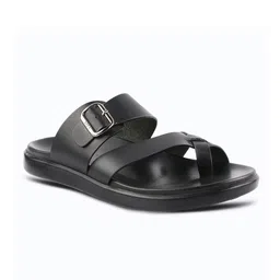 MEDIFEET Men Leather Comfort Sandals with Buckle-picture-39