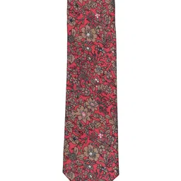 Tossido Red Printed Broad Tie image 2