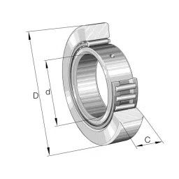 INA Yoke Type Track Roller , 30 mm ID, 62 mm OD, STO30-picture-47