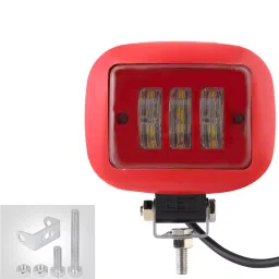 AllExtreme EX3FLR1P 3 LED Headlight Lamp Universal Waterproof Off Road Driving CREE LED Fog Light with Mounting Brackets for Bike, Jeep and Cars (30W, White, 1 PC)-picture-46