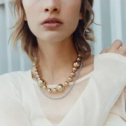MANGO Beaded Necklace image 5