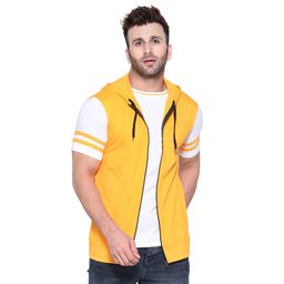 BEYOU FASHION Colourblocked Hood Short Sleeves Slim Fit T-shirt-picture-20