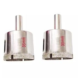 YADAV Diamond Coated Glass Drill Bit Hole Saw 35 mm for Glass, Porcelain, Ceramic & Granite (Pack of 2)-picture-15
