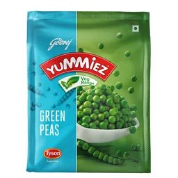 Yummiez Godrej Frozen Green Peas,1 Kg image 1