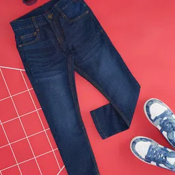 Pantaloons Junior Denim Washed Jeans - Navy Blue-picture-14