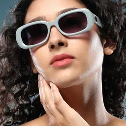 HAUTE SAUCE by Campus Sutra Women Rectangle Sunglasses with Polarised Lens image 5