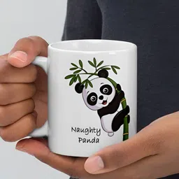 Mr UVD White Printed Ceramic Glossy Mugs 350 ml-picture-25