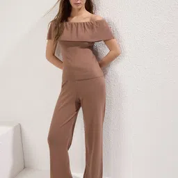 Trendyol Strapless Top & Trousers Clothing Set image 2